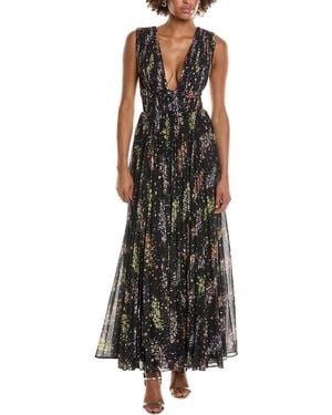 AMUR Deep-V Gown - Black