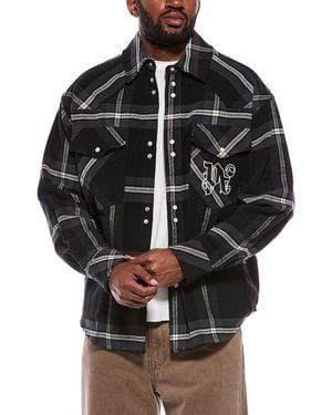 Palm Angels Shirt Jacket - Black