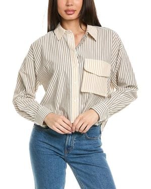 Madewell Utility Crop Shirt - Natural