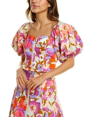 Nicholas Dawn Corset Top - Red