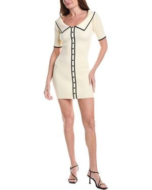 white dress with pleated skirt Millà Women's dress with a pleated skirt, Parisienne - Black