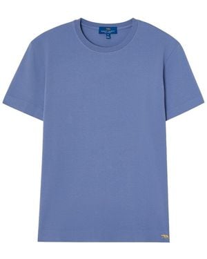 Robert Talbott Lion Stretch Jersey T-Shirt - Blue