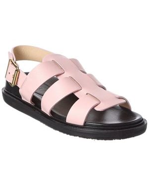 Marni Leather Sandal - Pink