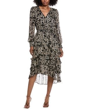 Vince Camuto V-Neck Maxi Dress - Black