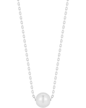 Glaze Jewelry 7Mm Pearl Necklace - White