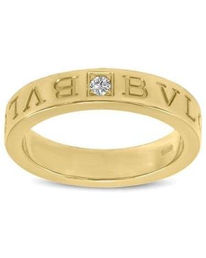 BVLGARI 18K 0.01 Ct. Tw. Diamond Ring - Metallic