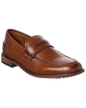 Frye Tyler Leather Penny Loafer - Brown
