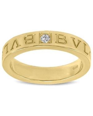 BVLGARI 18K 0.01 Ct. Tw. Diamond Ring - Metallic