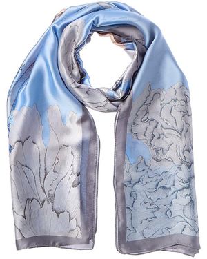 La Fiorentina Printed Scarf - Blue