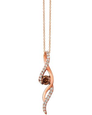 Le Vian Le Vian 14K Rose 0.79 Ct. Tw. Diamond Pendant - White
