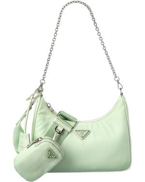 Prada Re-Edition 2005 Re-Nylon Shoulder Bag - Green