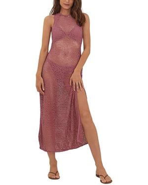 ViX Twist Long Cover-Up - Red