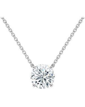 Sabrina Designs Lab Grown Diamonds 14K 1.50 Ct. Tw. Lab-Grown Diamond Solitaire Necklace - Metallic