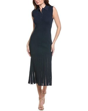 Kenneth Cole Polo Sweater Patio Dress - Blue