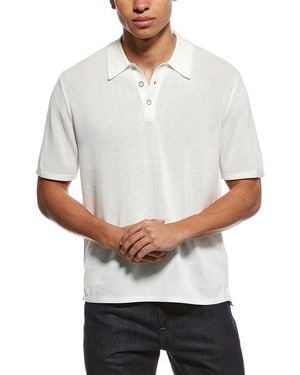 Rag & Bone Harvey Polo Jumper - White
