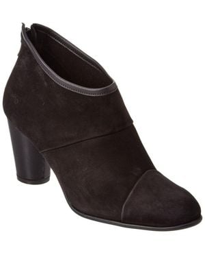 Arche Klea Nubuck Ankle Boot - Black