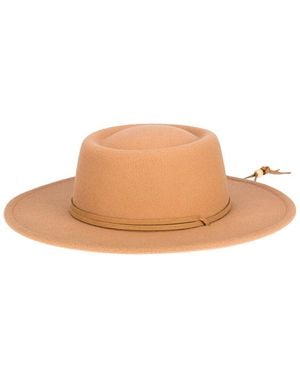 San Diego Hat Faux Felt Fedora - Natural