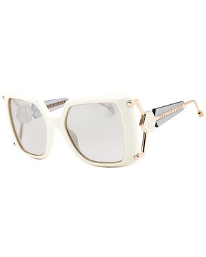 Philipp Plein Spp121S 56Mm Sunglasses - Metallic
