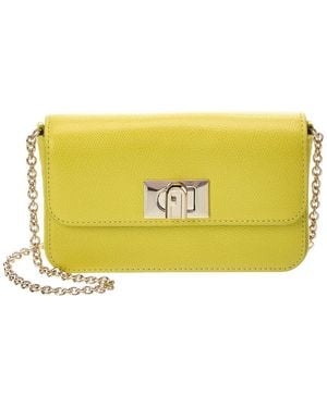 Furla 1927 Leather Mini Bag - Yellow