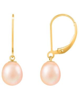 Splendid 7.5-8Mm Pearl Earrings - Pink
