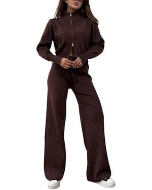 VIBI 2Pc Cardigan & Pant Set - Multicolour