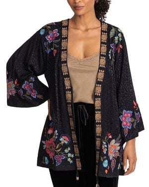 Johnny Was Noire Kimono - Black