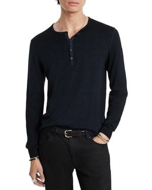 John Varvatos Eren Wool-Blend Jumper - Blue