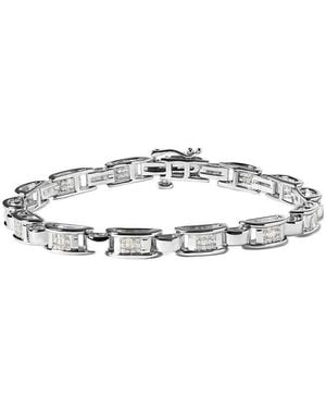 Haus of Brilliance 14K 1.00 Ct. Tw. Diamond Link Bracelet - White