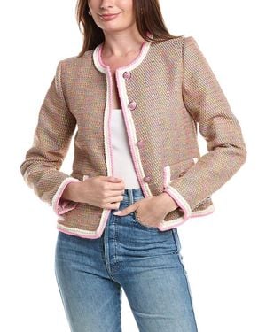 Tahari Tweed Jacket - Natural