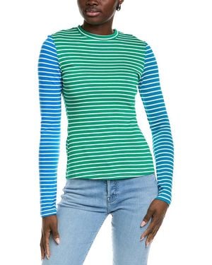 English Factory Colorblocked Striped T-Shirt - Blue