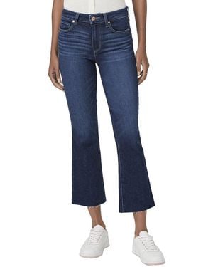 PAIGE Colette Crop Flare Jean - Blue