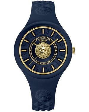 Versus Versus By Versace Fire Island Lion Watch - Blue