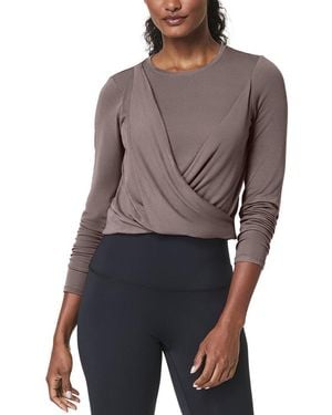 Spanx Better Base Twist & Fold Top - Gray