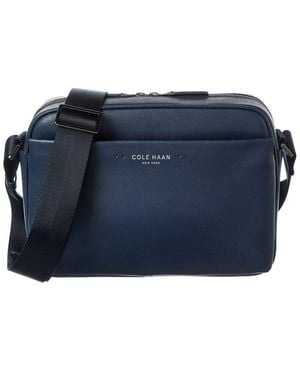 Cole Haan Sloane Leather Camera Bag - Blue