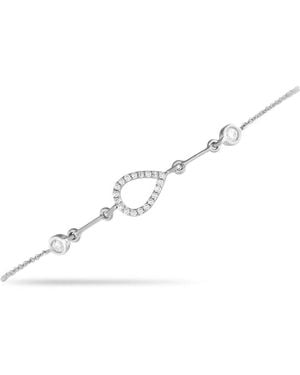 Diamond Select Cuts 14K 0.16 Ct. Tw. Diamond Bracelet - Metallic