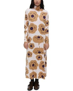 Marimekko Cavea Tumma Jersey Dress - Metallic