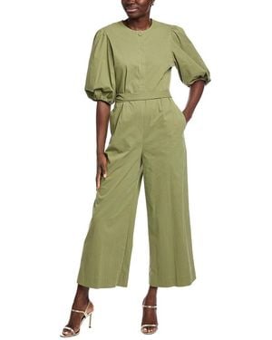Rebecca Taylor Lightweight Trench Jumpsuit - Green