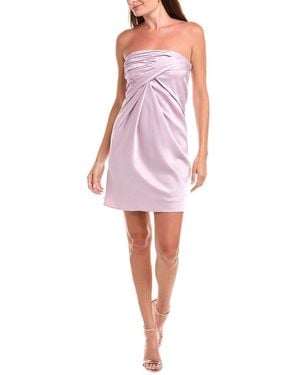 Halston Karen Charmeuse Cocktail Dress - Pink