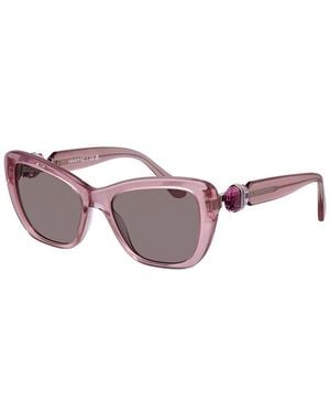 Swarovski Sk6018 52Mm Sunglasses - Pink