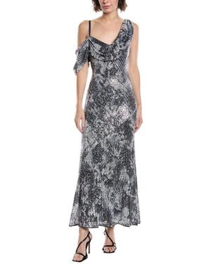 Diane von Furstenberg Joaquin Maxi Dress - Grey
