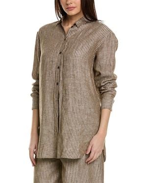 Boden Relaxed Linen Shirt - Brown