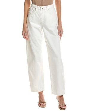 FRAME Frame Low Slung Au Natural Clean Barrel Jean - White