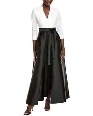 Kay Unger Sharon Walk-Thru Jumpsuit - Black
