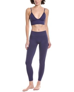 Phat Buddha 2Pc Bra & Legging Set - Blue