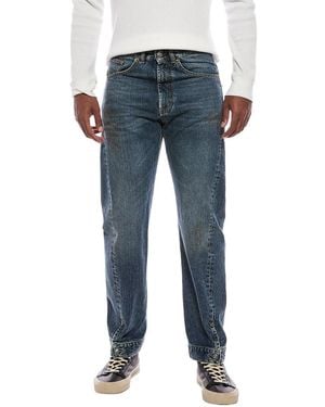 Palm Angels Straight Medium Wash Jean - Blue