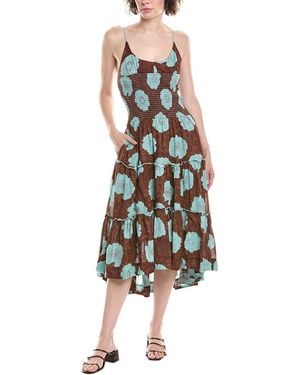Free People Adriel Midi Dress - Brown