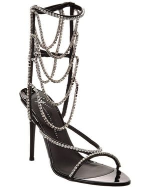 Giuseppe Zanotti Cristelle 105 Vinyl Sandal - Black