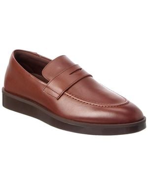 Wolf & Shepherd Closer Leather Loafer - Brown