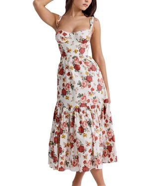 COLON DIANA Midi Dress - White