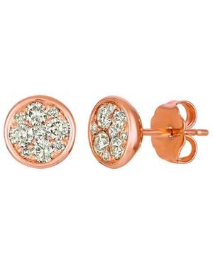 Le Vian Le Vian 14K Rose 0.48 Ct. Tw. Diamond Earrings - White